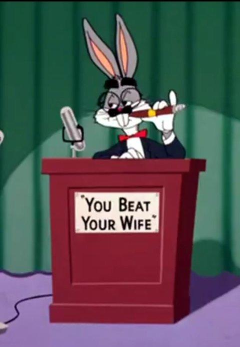 YOU BEAT YOUR WIFE