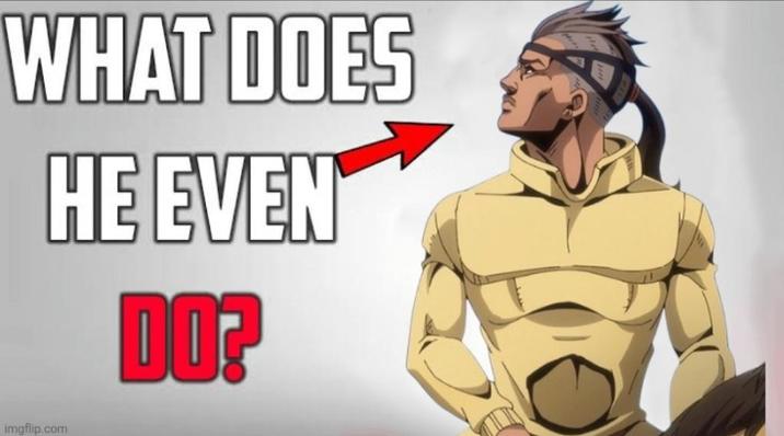 WHAT DOES HE EVEN DO? imgflip.com