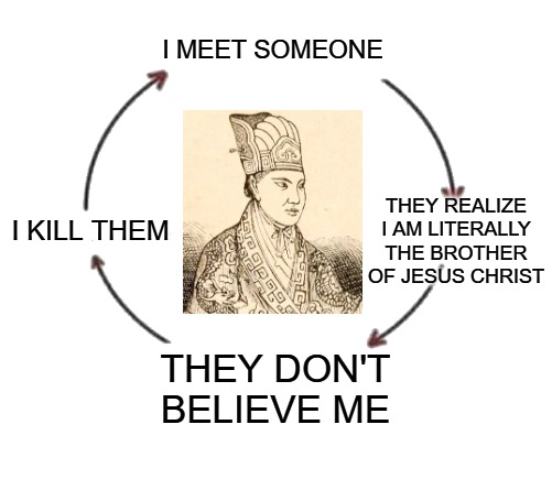 I KILL THEM I MEET SOMEONE THEY REALIZE I AM LITERALLY THE BROTHER OF JESUS CHRIST THEY DON'T BELIEVE ME