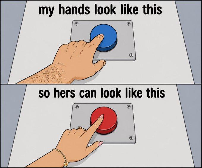 my hands look like this so hers can look like this