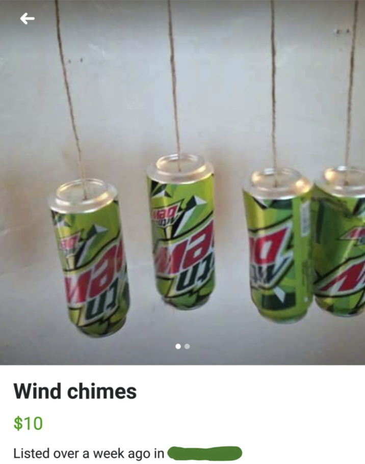 K ad Wind chimes $10 Listed over a week ago in