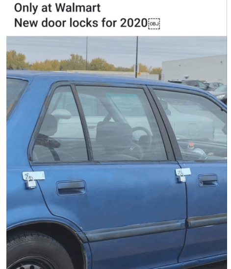 Only at Walmart New door locks for 2020 OBJ