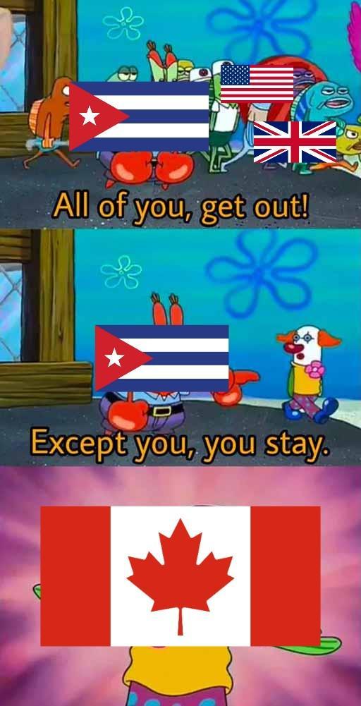 All of you, get out! Except you, you stay.