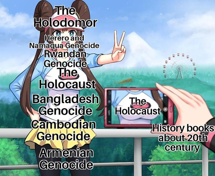 The Holodomor Herero and Namaqua Genocide Rwandan Genocide The Holocaust 10 Bangladesh Genocide The Holocaust Cambodian Genocide Armenian Genocide 19 " History books about 20th century