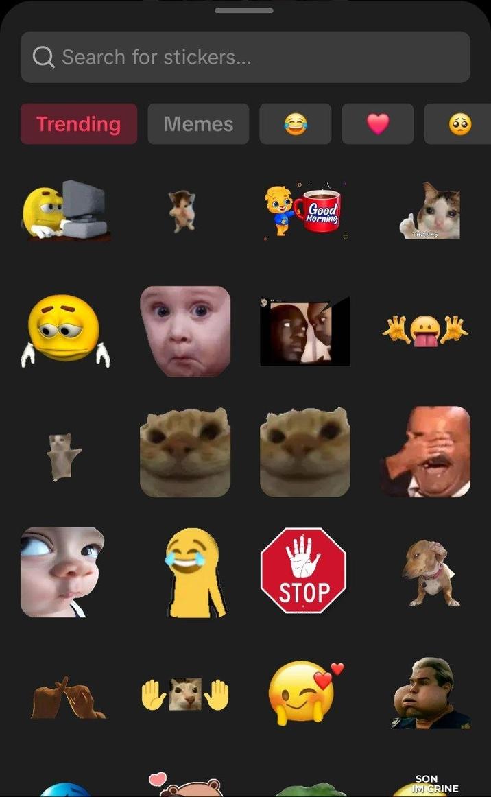 TikTok Top Trending Stickers (featuring JOE / EmotiGuy)