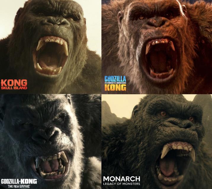 KONG SKULL ISLAND GODZILLA KONG GODZILLA-KONG THE NEW EMPIRE MONARCH LEGACY OF MONSTERS
