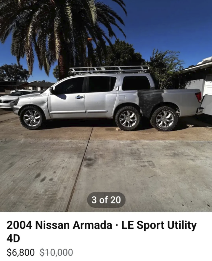 3 of 20 2004 Nissan Armada LE Sport Utility • 4D $6,800 $10,000