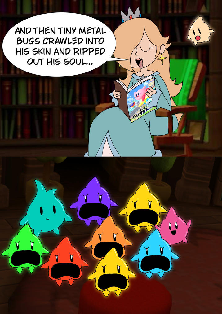 AND THEN TINY METAL BUGS CRAWLED INTO HIS SKIN AND RIPPED OUT HIS SOUL... Kirby Air Rider