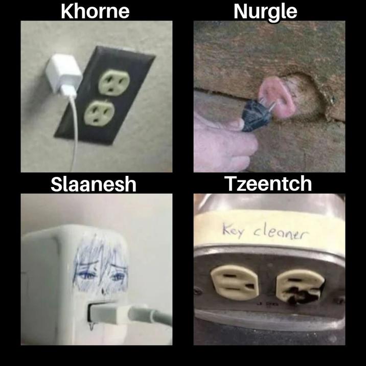 Khorne 88 Slaanesh Nurgle Tzeentch Key cleaner