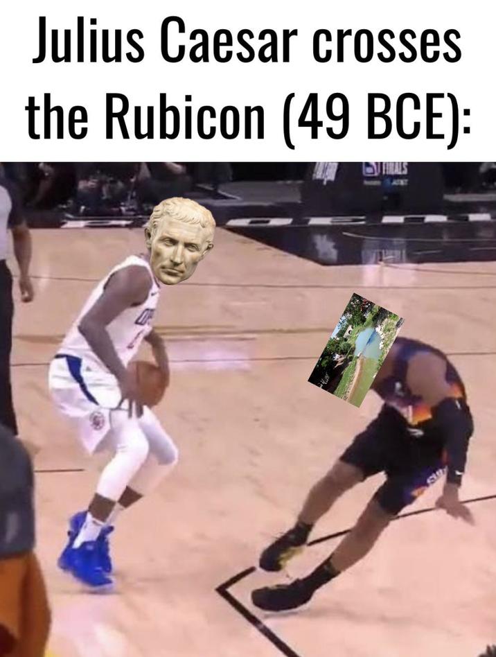 Julius Caesar crosses the Rubicon (49 BCE): FINALS