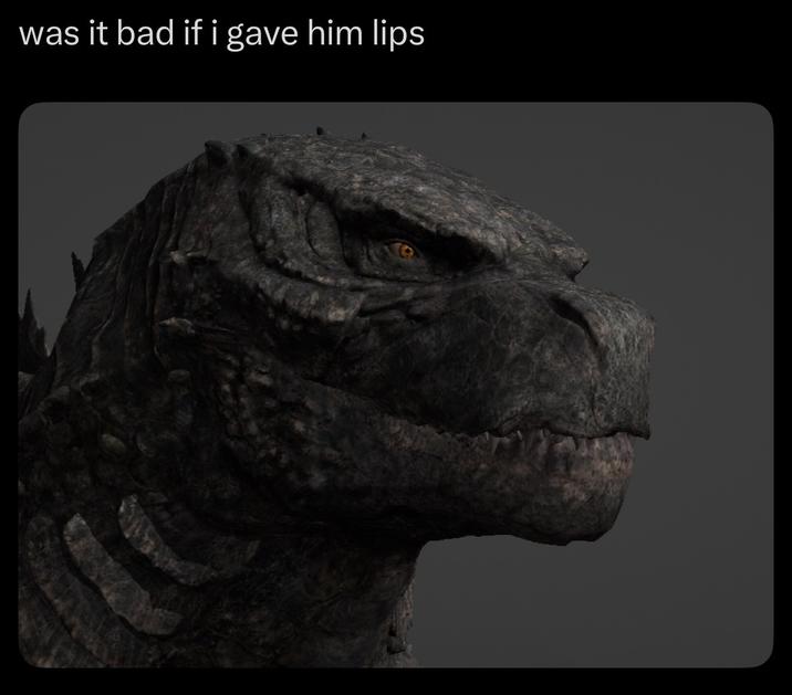 was it bad if i gave him lips