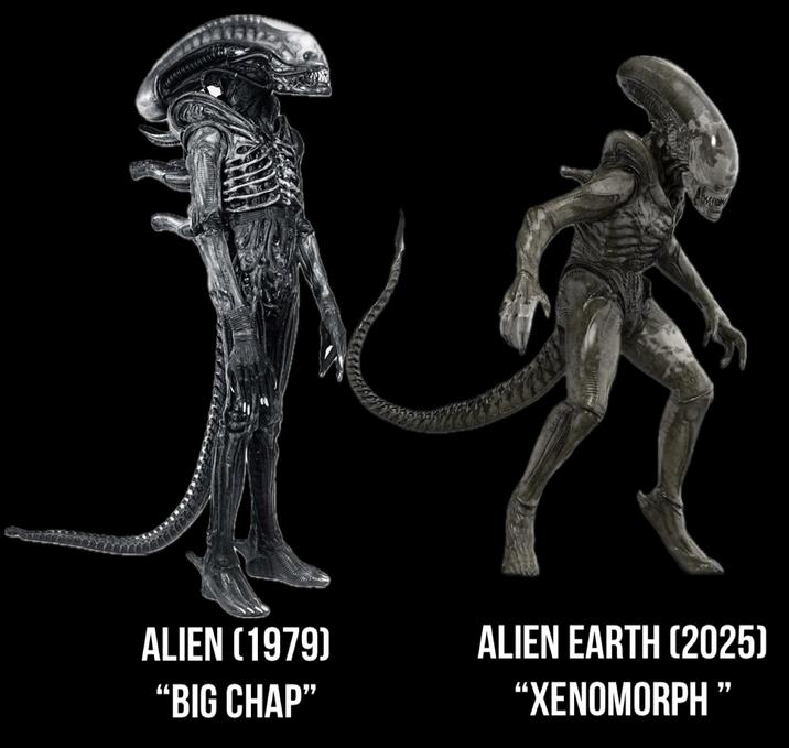 ALIEN (1979) “BIG CHAP” 究 ALIEN EARTH (2025) “XENOMORPH ”