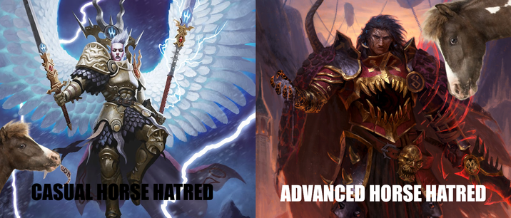 CASUAL HORSE HATRED ADVANCED HORSE HATRED Oh