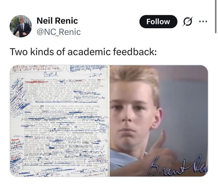Follow Ø.. Neil Renic @NC Renic Two kinds of academic feedback: المحتال Chap 1 Vaughan died yesterday this can rash. During se in he had in many rashes, but this was his only true accident. Driven ha colision course towards the limousine of the film actress won he had dreamed of killing for so many months, his car jumped the rails a the flyover and plunged through the roof of a bus filled with airline sengers. The crushed bodies of dead 11kp heamorrhage of the sun, still lay across the when I pushed my way through the police engineer Agur later. Holding the arm of her chaurreur, yo, 14068 under the revolving light of an ambulance, a gloved hand to her throat. Vaughan a thought of n thing else but her death during the last weeks of his life, a coronation of wounds he had devised with the care of an earl marshall. he walls of his apartit photographs he had taken she left her hote his zoom lens from the pedestrian bride move the notor Ende behind the col hot twink coat, I had prepared xxix for Vaughan on the copying machine in my office, and the packages of prints the installents of death warrant. A his spartment I watched him matching the pix of her, body with the photographs of wound In his area of a car crash With Rizaxxxxkaxy the film actress, Vaughan was obsessed by many wounds of the colping me tal and ging onondum eo cars in head-on colision for the rounds Ased the boot of the actress, the junction of her ce and the windshield, to that hi glass fronting around here and its surface like deathab fractures of her thing genitalia xxxxxx torfetal of uterus pieroed by the pears SIET rogy the compound shboard cowling; her play Fuat Expauly 7 Vaughan Only at these tiras he described in crash to that was calm talk of these wounds and collisions with the erotic enderness of long-separated lover.to of th Yes zerdag n the multi-storey car-park pant me like me ugly Brent Res