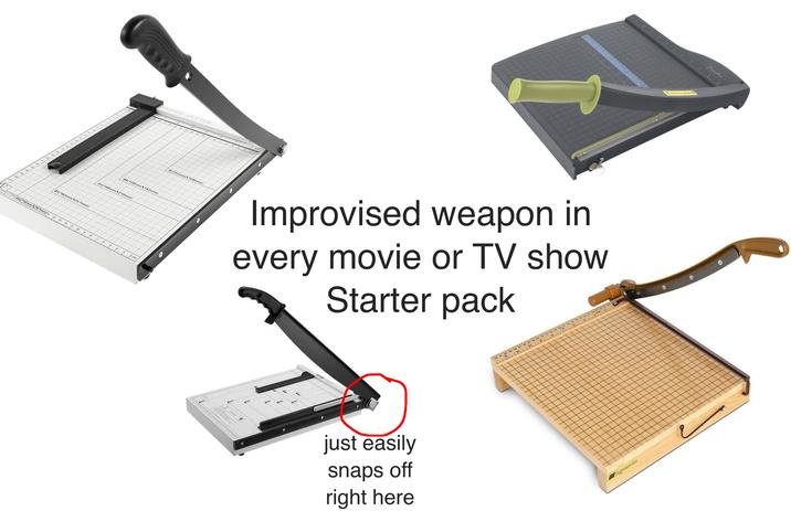 B5(182mmX257mm) PAPER CUTTER B6(128mmX182mm) A5(148mmX210mm) A4/210mmX297mm/s 14 13 12 11 10 2 cm 2 Simples B7191mmX128mm) Improvised weapon in every movie or TV show Starter pack wwwwwwwwwwwwwwwwwwwwwwwwwww FER just easily snaps off right here