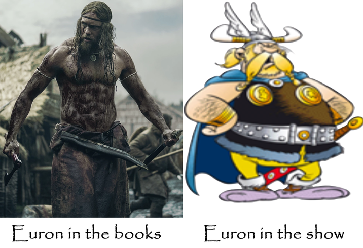 Eu uron in the books Euron in the show