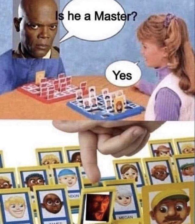Is he a Master? NDON Yes MEGAN