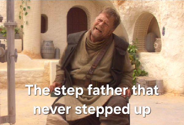 The step father that never stepped up