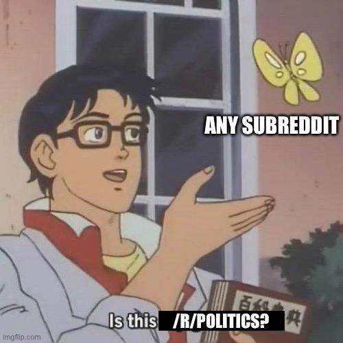 imgflip.com ANY SUBREDDIT 「百秒 Is this /R/POLITICS?