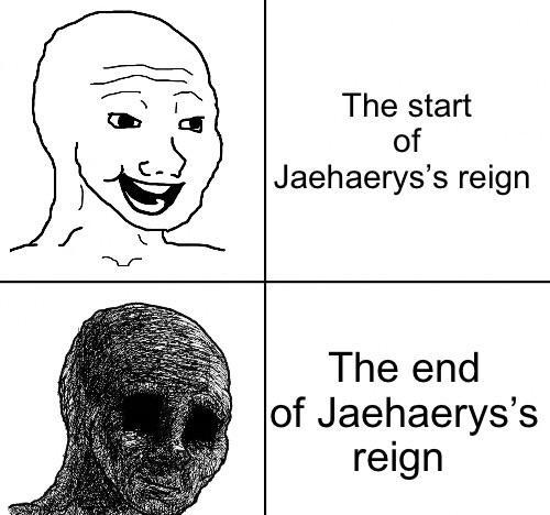 The start of Jaehaerys's reign The end of Jaehaerys's reign