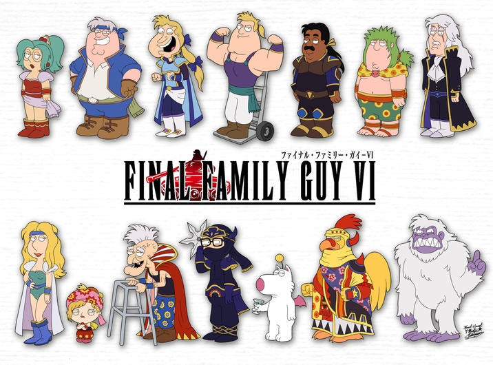ファイナル・ファミリー・ガイ-VI FINAL FAMILY GUY VI Fanart & Concept by Marler