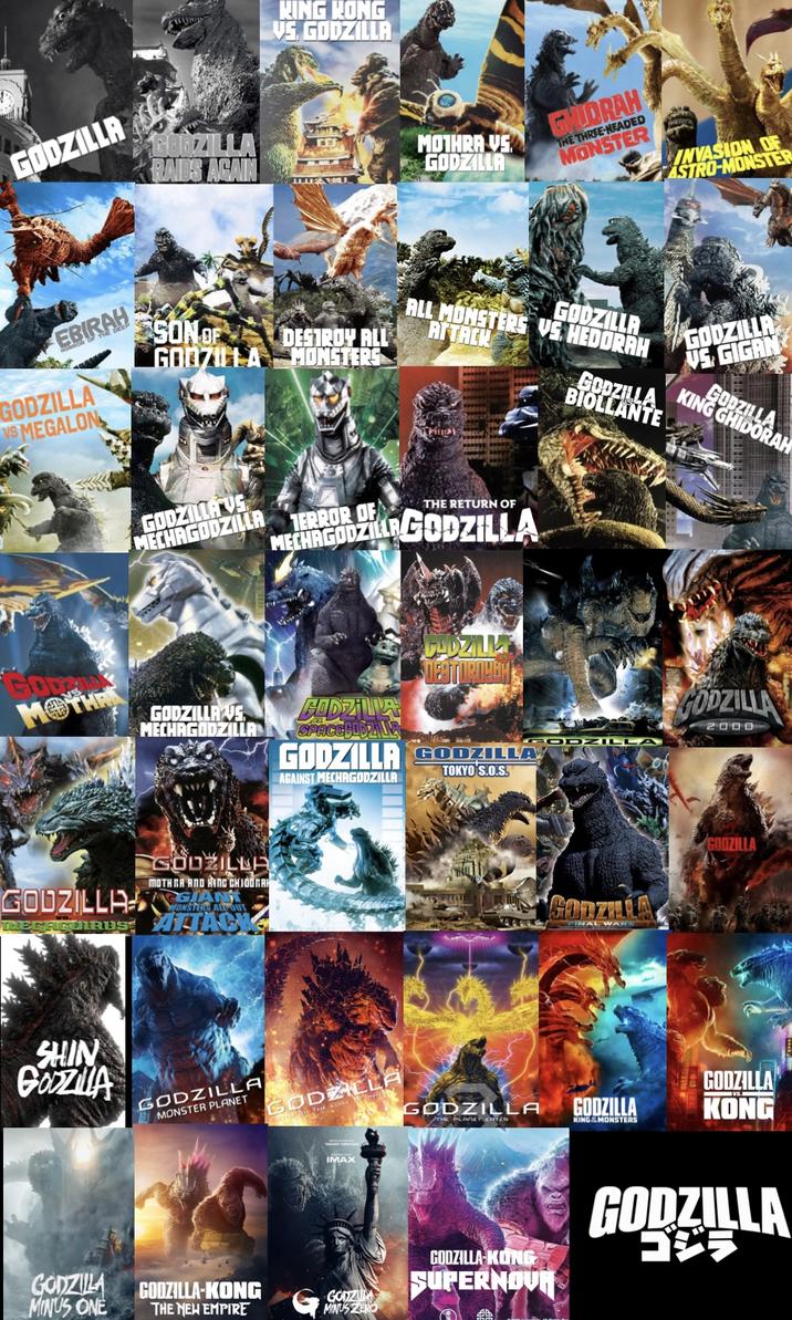 GODZILLA KING KONG VS. GODZILLA EBIRAH GODZILLA VS MEGALON SON OF GODZILLA MOTHA DESTROY ALL MONSTERS MOTHRA VS **GODZILLA GHUDRAH MONSTER THE THREE-HEADED INVASION OF ASTRO-MONSTER GODZILLA ALL MONSTERS VS. HEDORAH ATTACK GODZILLA BIOLLANTE GODZILLA VS. GIGAN KING GHIDORAH GODZILLA GODZILLA VS MECHAGODZILLA TERROR OF THE RETURN OF MECHAGODZILLA GODZILLA GADZILL DEATOROHEM GODZILLA VS MECHAGODZILLA CODZILLA SPACCHODALA GODZILLA GODZILLA ZILL AGAINST MECHAGODZILLA TOKYO'S.O.S. GODZILLA MOTHER AND HINC CHIOORAH GODZILLA MEGAGUIRUS ATTACK SHIN GODZILLA GODZILLA MONSTER PLANET GODZILLA THE COSE pa GODZILLA MINUS ONE GODZILLA-KONG THE NEW EMPIRE IMAX GODZU MINUS ZERO GODZILLA PINAL WARS T GODZILLA 2000 GODZIL GODZILLA GODZILLA KING MONSTERS GODZILLA KONG SUPERNOVN GODZILLA KONG GODZILLA 505