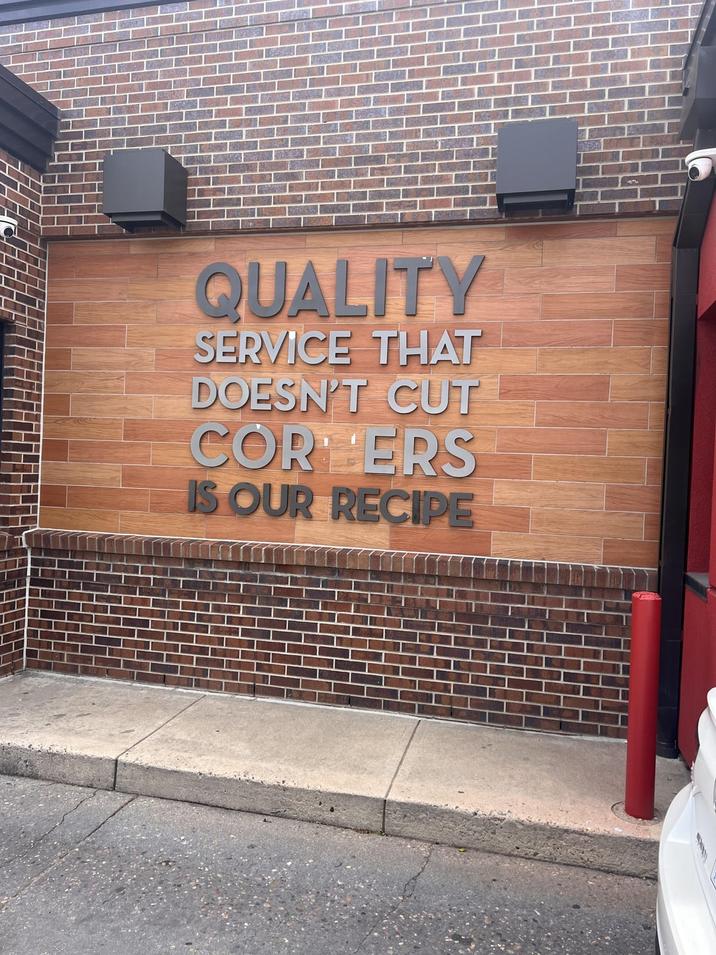 QUALITY SERVICE THAT DOESN'T CUT CORTERS IS OUR RECIPE