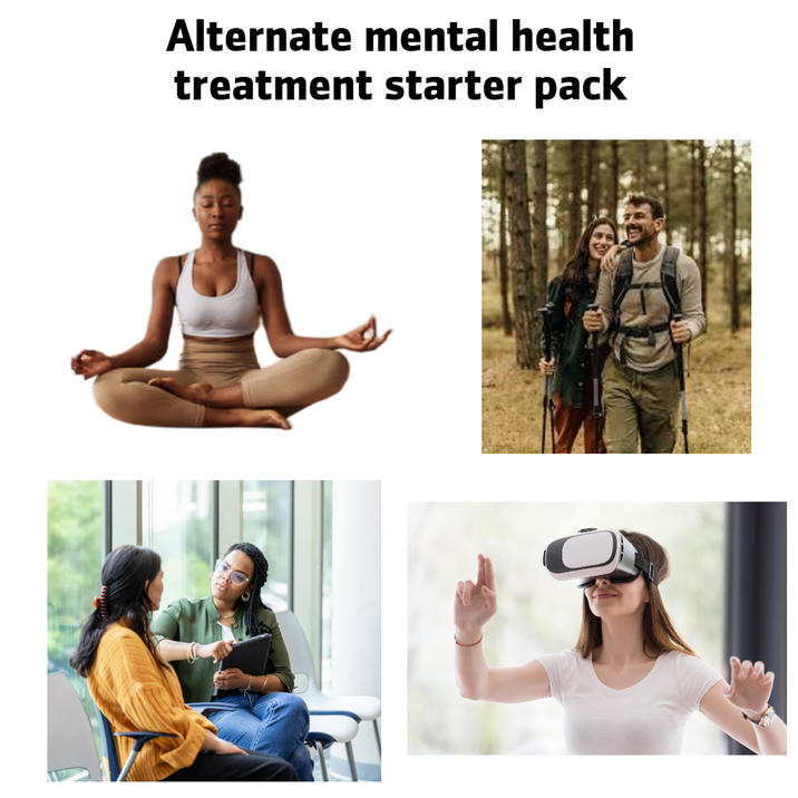 Alternate mental health treatment starter pack