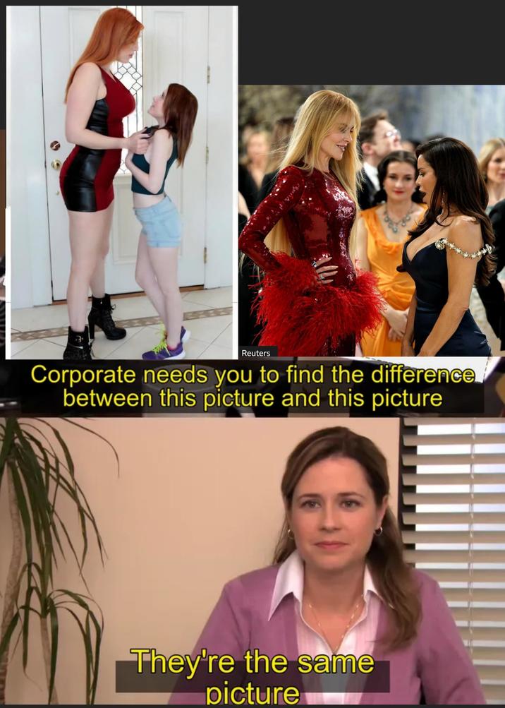 Reuters Corporate needs you to find the difference. between this picture and this picture They're the same picture