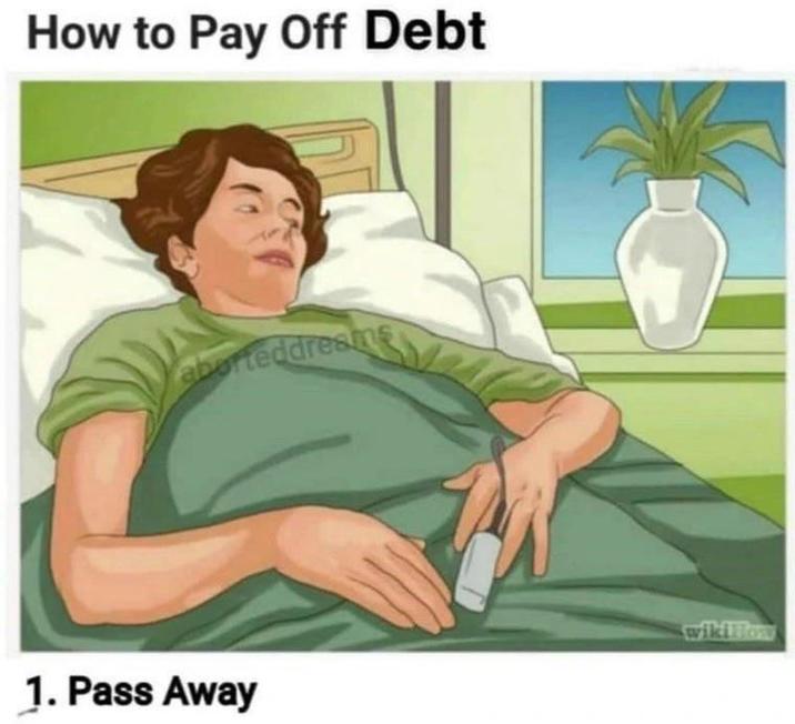 How to Pay Off Debt aborteddresme 1. Pass Away wikiliow