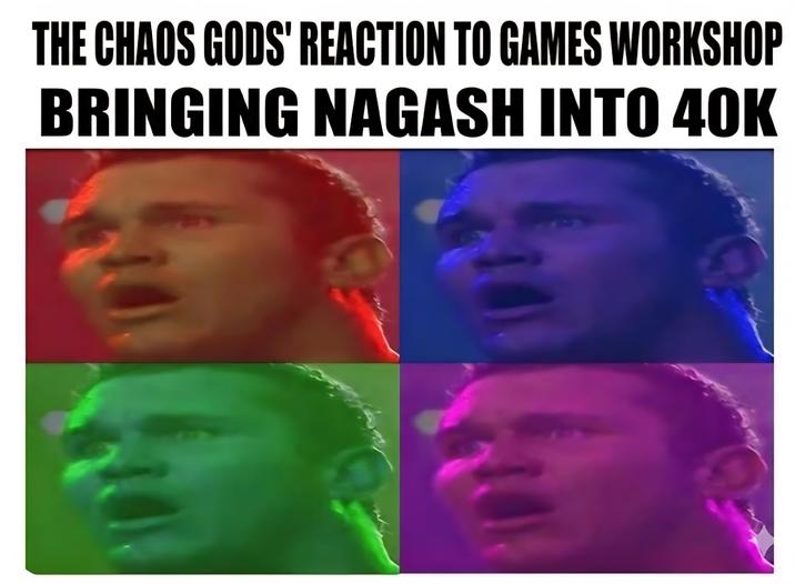 THE CHAOS GODS' REACTION TO GAMES WORKSHOP BRINGING NAGASH INTO 40K