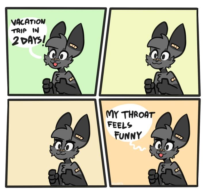 VACATION TRIP IN 2 DAYS! MY THROAT FEELS FUNNY NiixARTS