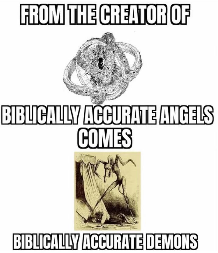 FROM THE CREATOR OF BIBLICALLY ACCURATE ANGELS COMES BIBLICALLY ACCURATE DEMONS