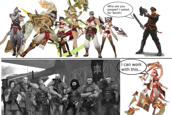 Who are you people? I asked for Tanith! I can work with this...