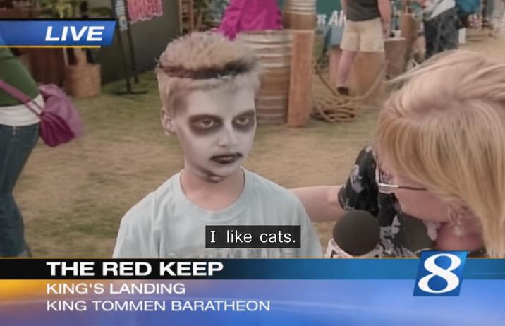 LIVE A I like cats. THE RED KEEP KING'S LANDING KING TOMMEN BARATHEON 8
