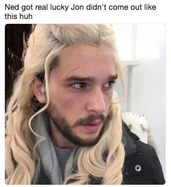 Ned got real lucky Jon didn't come out like this huh