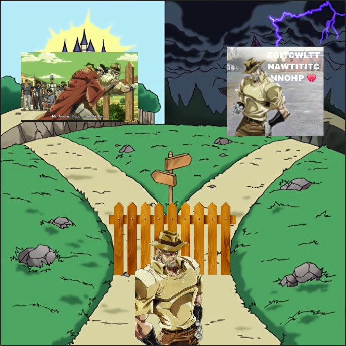 Mr. Joestar, if you move la Bal... EGITCWLTT NAWTITITC NNOHP
