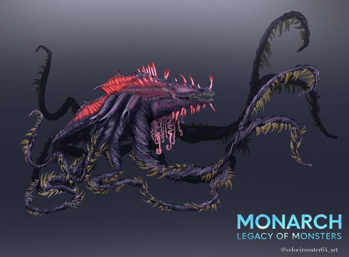 MONARCH LEGACY OF MONSTERS @velocirooster64_art