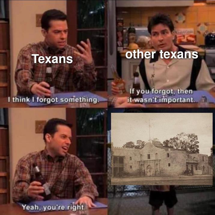 Texans other texans I think I forgot something. If you forgot, then it wasn't important. Yeah, you're right.