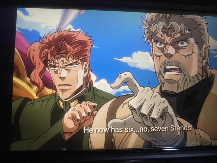 He now has six...no, seven Stands!