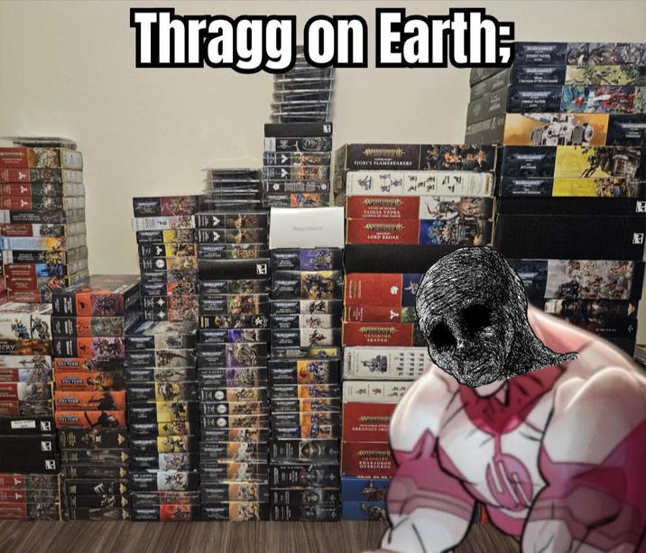 UMD CRY E WILL YEAH Thragg on Earth; NE FJORI'S FLAMEBEARERS 16" TAHLIA VEDRA LORD KROAK VANGUARD SKAVEN THE WEAL ABRANAUT TRO KHARADRON 2131 E