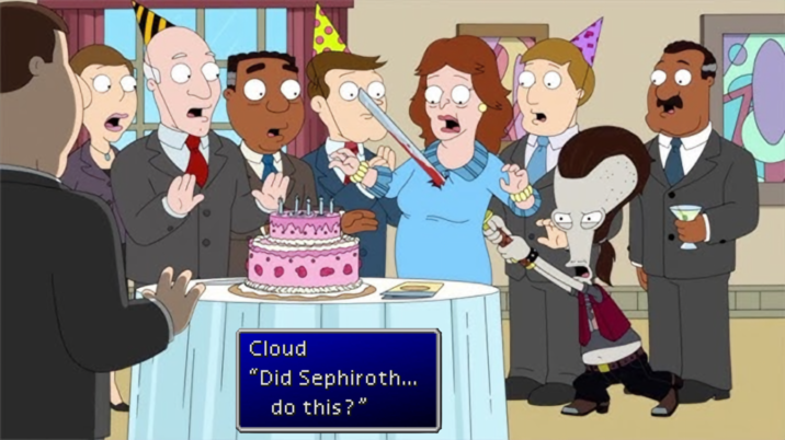 Cloud "Did Sephiroth... do this?"