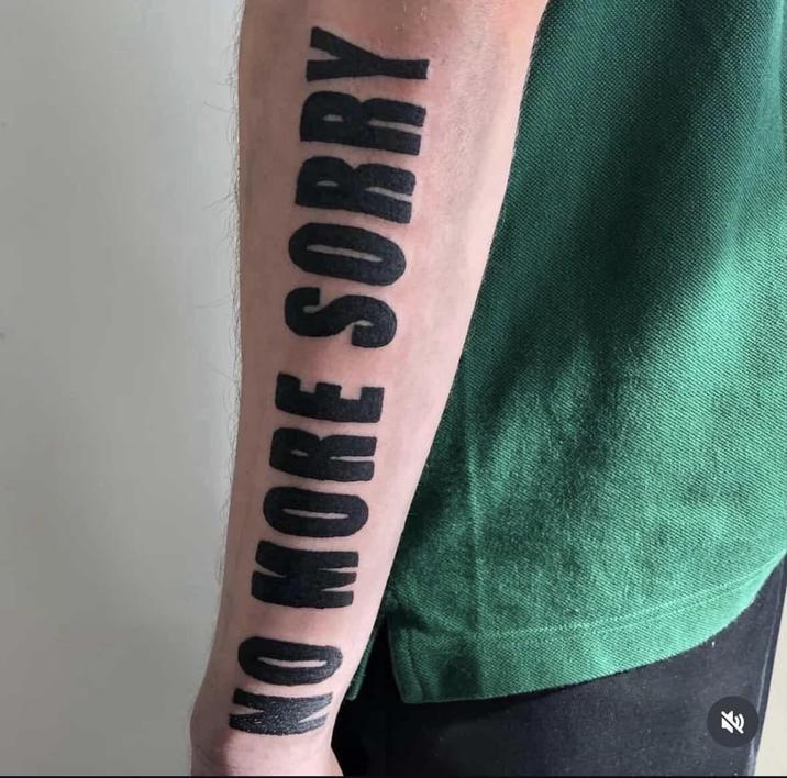 NO MORE SORRY 老