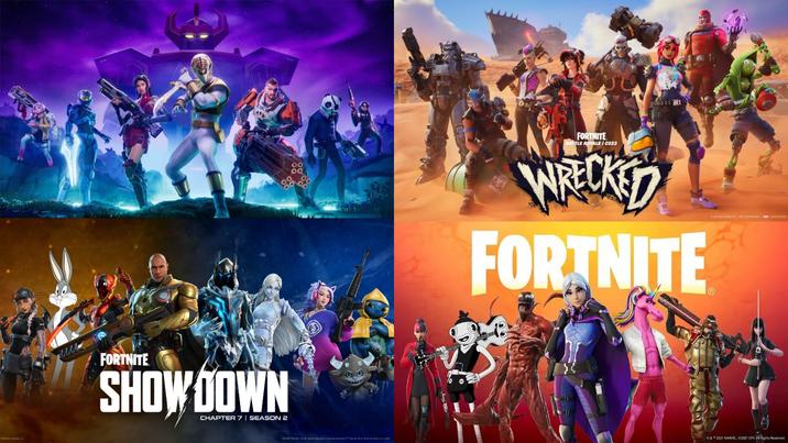 C FORTNITE SHOW DOWN CHAPTER 7 | SEASON 2 00 0Q LOONEY TUNES FORTNITE BATTLE ROYALE / C5S3 WRECKED FORTNITE 0&2021 MARVEL 02021 CPI All Rights Reserved.