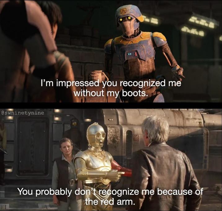 444 I'm impressed you recognized me without my boots. @swninetynine You probably don't recognize me because of the red arm.