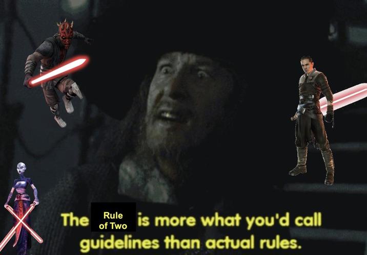 The Rule of Two is more what you'd call guidelines than actual rules.