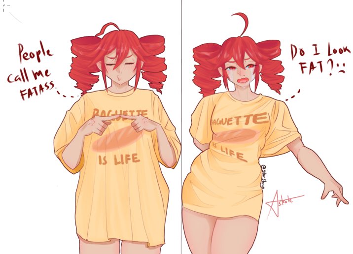 People Call me FATASS RACHETTE BAGUETTE IS LIFE LIFE Do I Look FAT? @star shrim