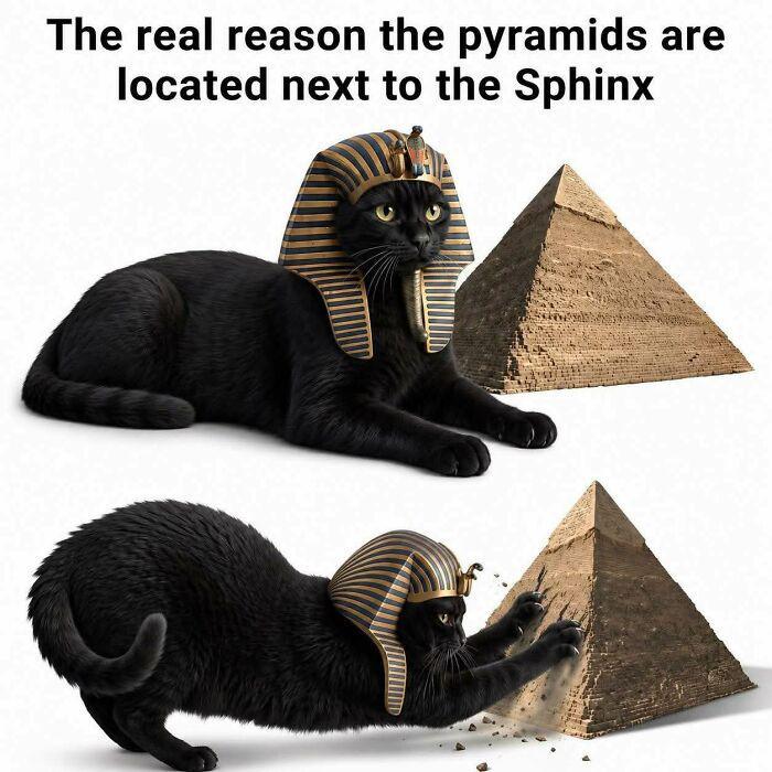 The real reason the pyramids are located next to the Sphinx