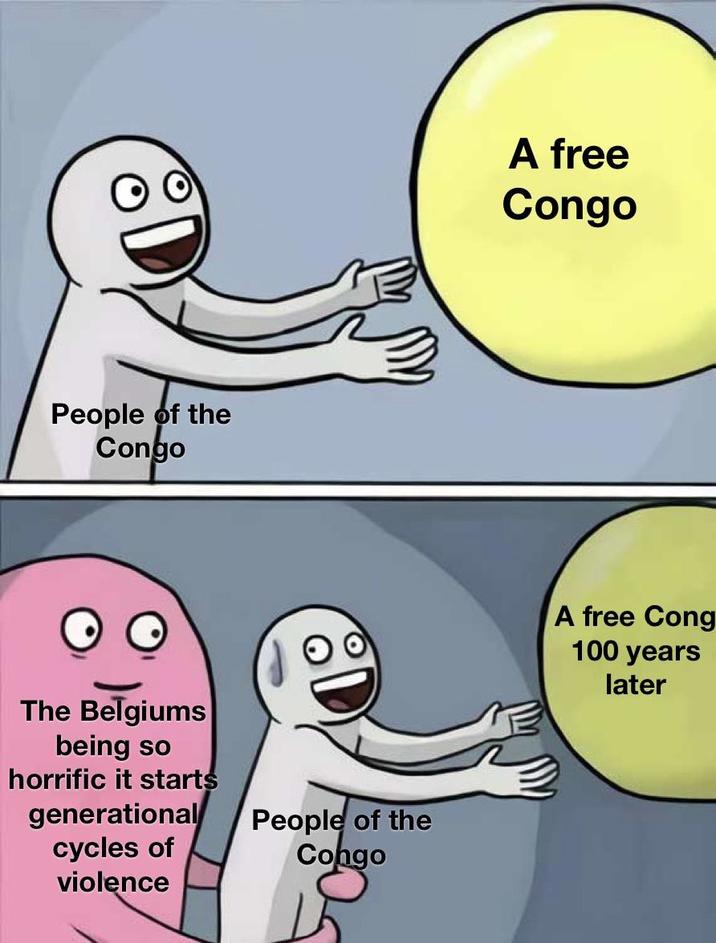 People of the Congo The Belgiums being so horrific it starts generational cycles of People of the Congo violence A free Congo A free Cong 100 years later
