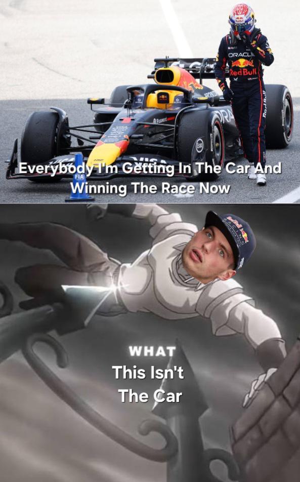 ORACLE Red Bull Everybody I'm Getting In The Car And Winning The Race Now WHAT This Isn't The Car RedBull